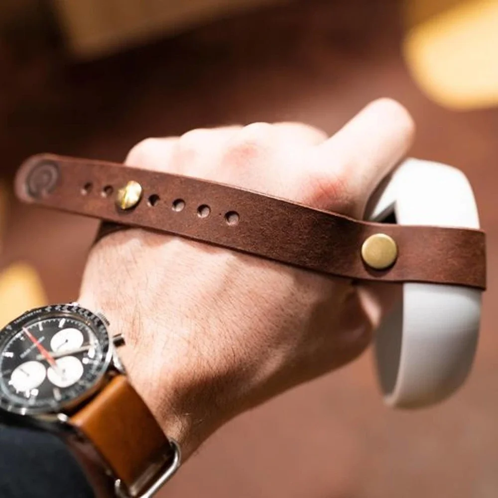 Oculus Quest 2 Custom Handmade Adjustable Leather Grip Straps